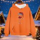 thumbnail image 5 of Cowsor Cute Hoodie for Teen Girls Trendy Bow Print Preppy Hooded Sweatshirts Kids Pullover Long Sleeve School Outfits, 5 of 7