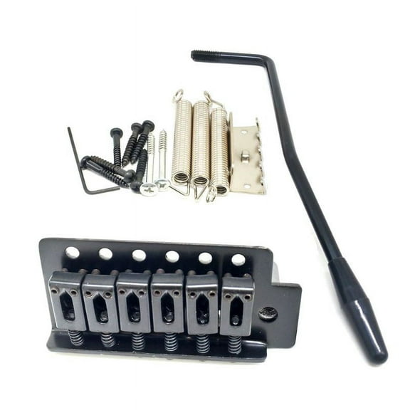 Musical Instrument Accessories 6 Strings Guitar Bridge Tailpiece for Electric Guitar Standard Tremolo Bridge Set
