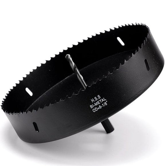 Sierra perforadora ITOOLFIRM de 8 1/8 pulgadas para metal y madera contrachapada de 4,5 cm de profundidad