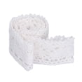 thumbnail image 2 of Adorno de encaje, red de algodón artesanal, 4cm de ancho, 10 yardas, exquisita cinta de encaje blanco para cortina, ropa, mantel, decoración de regalo, 2 of 8