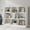 White, variant on Demi Bonn 3-Tier Open Bookcase, 8-Cube Floor Standing Storage Shelves Display Cabinet, Free-standing Bookshelf, Brown