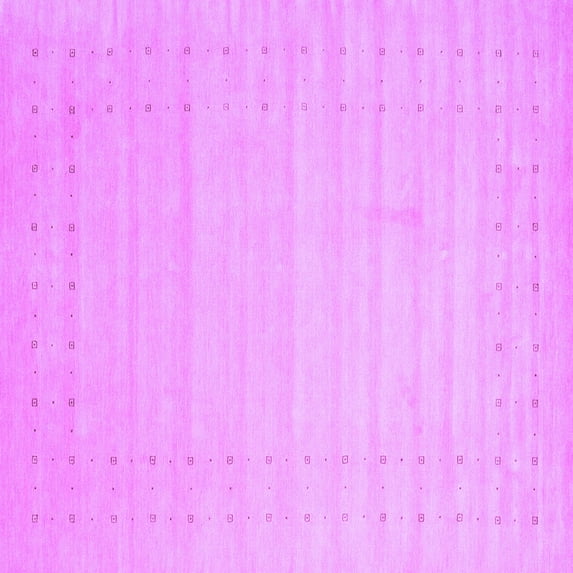 Ahgly Company Indoor Square Solid Purple Modern Area Rugs, 5' Square