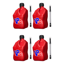 VP Racing Fuels Motorsport Utility Jug Deluxe Hose - 5.5 Gallon - 4 Pack, Red
