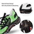 thumbnail image 7 of Water Color Pattern Summer Walking Shoes for Men Woman Lightweight Tennis Fashion Elastic Sports Shoes Cushion Basketball Shoes, 7 of 7
