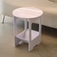 thumbnail image 5 of Muebles para el hogar, oficina, sala de estar, mesa de almacenamiento, mesita de noche, estantería, mesa redonda portátil de estilo moderno, muebles, mesas de plástico, 5 of 6
