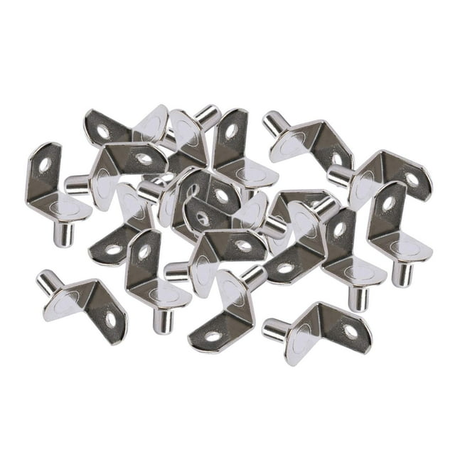 GUOOL 20 Pcs Piquets de Support d'Étagère Épingles de Support d'Étagère pour Étagères d'Armoire de Placard Support Plat