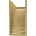 thumbnail image 4 of 12"W x 36"D x 24"H Classic Olympic Rough Cedar Woodgrain TimberThane Corbel, Primed Tan, 4 of 6