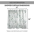 thumbnail image 7 of Creative Products Watercolor Leaves 5 71x74 Shower Curtain, 7 of 7