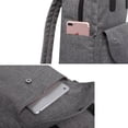 thumbnail image 4 of KAUKKO Stylish Oxford Fabric Backpack Travel Rucksack lightweight Hiking Bag Satchel, 4 of 5