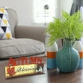 thumbnail image 3 of 3pcs Autumn Harvest Letter Ornaments Wooden Table Sign Fall Festival Thanksgiving Day Table Shelf Tiered Tray Decor Handmade Rustic Wood Signs, 3 of 6