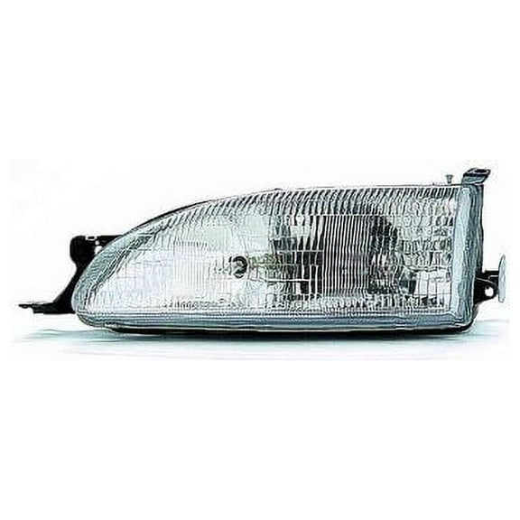 Left Driver Side Headlight Assembly - Compatible with 1995 - 1996 Toyota Camry