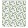 thumbnail image 3 of Ambesonne Steam Engine Shower Curtain, Train, 69"Wx84"L, Apple Green Turquoise, 3 of 3