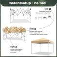 thumbnail image 5 of GVDV Canopy Tent, 10x10 ft Easy Pop up Outdoor Canopy Tent, Portable Straight Leg Gazebo Instant Canopy, 5 of 11