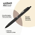 thumbnail image 3 of Bolígrafo de gel uni-ball 207PLUS+ retráctil de 0,7 mm, tinta negra, paquete de 36, 3 of 7