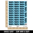 thumbnail image 2 of 100% Percent Teacher Student School Sticker Set - Light Blue - Matte Finish - 1.5" Small, 2 of 7