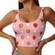 thumbnail image 1 of Balery Strawberries Sujetadores deportivos con espalda cruzada para mujer, acolchados, sin costuras, de alto impacto, ideales para yoga, gimnasio, entrenamiento y fitness.-Small, 1 of 8