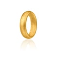 thumbnail image 1 of Alianza de boda de silicona - Estilo cúpula - Oro de ROQ para mujer - Anillo de 11 mm, 1 of 1