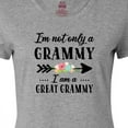 thumbnail image 4 of Inktastic I'm Not Only a Grammy I'm a Great Grammy with Flowers Women's T-Shirt, 4 of 5