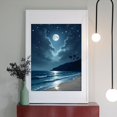 thumbnail image 2 of Diamond Art Kit for Adults, Modern Beach Night Print No.38 Diamond Painting for Adults Beginners, 5D DIY Diamond Art Painting Kits, Colorful Diamond Painting Craft for Home Decor 12x16, 2 of 7