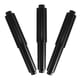thumbnail image 5 of Moyic Soporte de papel de 3 uds., husillo de inserción negro de plástico estirable para baño, reemplazo Universal Universal para el hogar, Juegos de accesorios de baño, 5 of 6