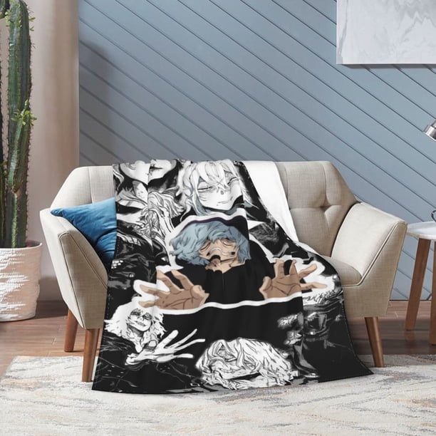 Shigaraki Tomura Cartoon Blanket Cozy Warm Flannel Throw Blanket