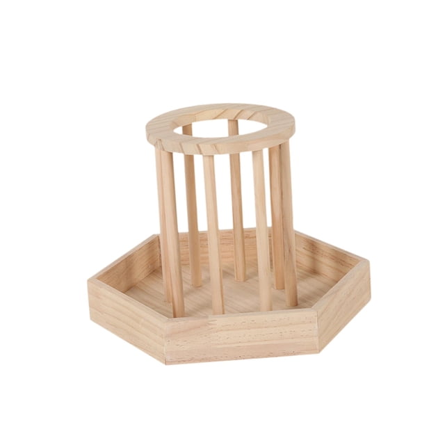 Flynix Rabbit Hay Feeder Food Feeding Manger Cage Accessories Lightweight Small Animals 29.3x20cm