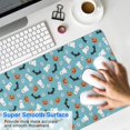 thumbnail image 4 of Long Mouse Pads for Desk,Halloween Ghosts Bats and Pumpkins Desk Mats on Top Of Desks, Desk Mouse Pad Extra Large with 3mm Non-Slip Base and Stitched Edge for Gaming,Office,Work,Home 31.5"x15.7", 4 of 6