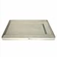 thumbnail image 3 of Tile Redi RT3672R-PVC-SQPC Shower Pan with Right Drain- Single Curb Shower Base, 2" PVC Drain, and Grate Included, 72" Width x 36" Depth, 3 of 4