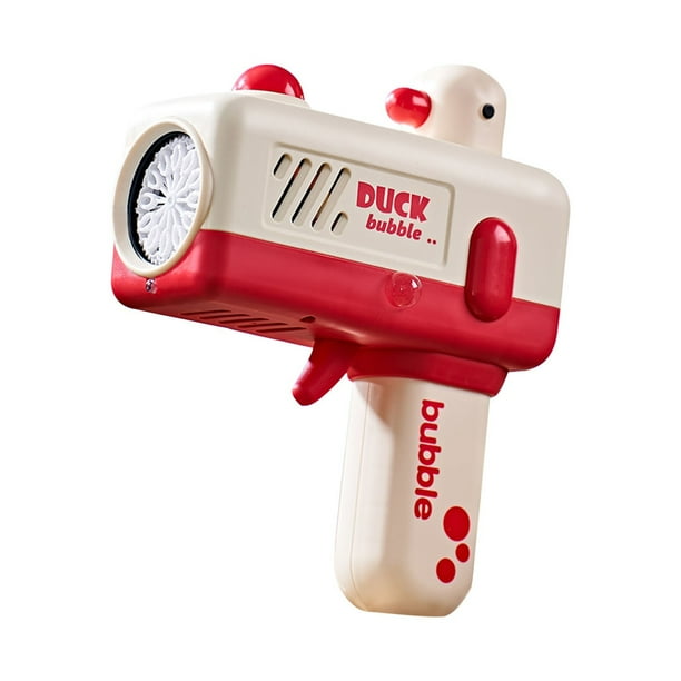 Nuevo producto de verano: Máquina de burbujas automática para mascotas, red roja. Contiene 60 ml de solución de espuma.
