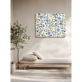 thumbnail image 5 of Blue Yellow Floral Spring Wall Art for Living Room,Canvas Picture Wall Decor for Bathroom Bedroom,Summer Botanical Pastoral Green Painting Artwork for Office Kitchen Hallway Dining Room Decor 24"x32", 5 of 8