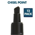 thumbnail image 3 of Quartet 5001-2MA Broad Chisel Tip EnduraGlide Dry Erase Marker - Black (1 Dozen), 3 of 6