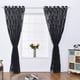 thumbnail image 1 of Injueey ganchos cortinas ventana persianas de dormitorio semitransparentes Decoración del hogar Negro 100*200cm Injueey JJ11444-01, 1 of 1