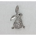 thumbnail image 3 of Faship Clear Rhinestone Crystal Bunny Rabbit Pin Brooch for Easter, 3 of 4