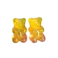 thumbnail image 2 of Jiaroswwei Fashion Women Candy Color Cartoon Gummy Bear Ear Stud Earrings Jewelry Gift, 2 of 8