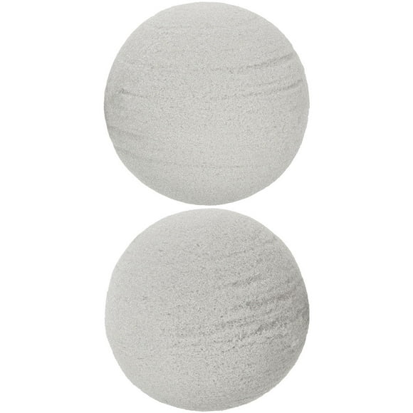 2pcs Spherical Floral Foam Dry Floral Foam For Wedding Car Decorations 3.54in Round Balls For Fresh Flower Arrangements Vase Filler