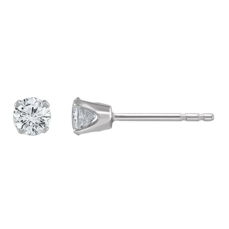1/4 Carat T.W. Diamond 14kt White Gold Stud Earrings