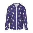 thumbnail image 2 of Lsque Astronaut Rabbit UPF 50+ Lightweight Sun Protection Men's Women's Long Sleeve Shirt, Hoodie Performance -3X-Large, 2 of 9