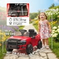 thumbnail image 3 of Qaba 12V Licensed Dodge RAM 3500 Electric Ride on Car for 3-5 Years, Red, 3 of 10