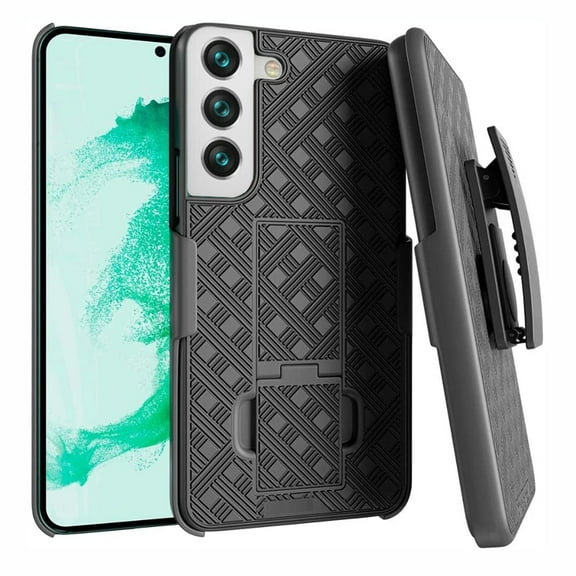 Case Belt Clip for Samsung Galaxy S22 Plus - Holster Swivel Cover Kickstand Armor Combo
