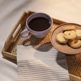 thumbnail image 3 of Thyme & Table 12.5 fl oz Purple Daisy Stoneware Mug, 3 of 4