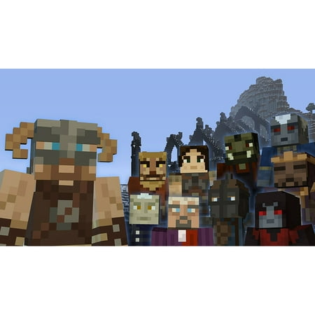 Minecraft: Wii U Edition DLC - Skyrim Mash-up Pack, Nintendo, WIIU, [Digital Download], 0004549666131