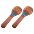 thumbnail image 3 of WEUVEB Inflatable Musical Maracas Cinco De Mayo Fiesta Favors Light Brown Pvc 2Pcs 23.6X5.9X0.4In, 3 of 9