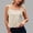Beige, variant on Elegant Lace Camisole Tank Tennis Top for Everyday Resort Wear Women's Sleeveless Bow Detail Blouse Spring Summer Light Purple L
