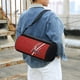 thumbnail image 5 of Bolsa de viaje para hombre y mujer | Bolsa deportiva mediana impermeable para fitness | Bolsa de mano ligera para entrenamiento | Bolsa de gimnasio para exteriores | Opciones en gris, azul y rojo |, 5 of 8
