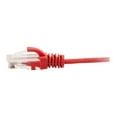 thumbnail image 2 of C2G 1ft Cat6 Ethernet Cable - Slim - Snagless Unshielded (UTP) - Red - Patch cable - RJ-45 (M) to RJ-45 (M) - 1 ft - UTP - CAT 6 - molded, snagless - red, 2 of 2