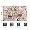 thumbnail image 5 of Chihuahua and Flower Florals Door Rugs,Washable Non Slip Door Mats Indoor,Decorative Door Mats,Entry Mat Indoor for Entrance,Bedroom,Kitchen,Bathroom,17"x30", 5 of 6