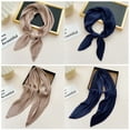 thumbnail image 2 of Neckerchief Scarf Square Decorative 4PCS Solid Color Neck Scarves Head Scarf, 2 of 10