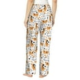 thumbnail image 3 of Xecao Cute Dog Women's Straight Lounge Pajama Pants: The Epitome of Relaxed Sleepwear, 3 of 9