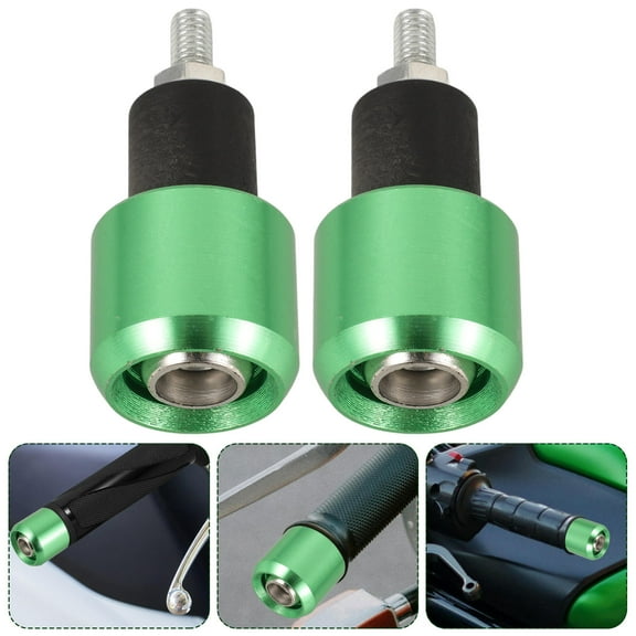 SWETRACE 1 Pair Electric Bike Handlebar End Plugs Aluminum Alloy with Sleek Design 2.4x1x1in