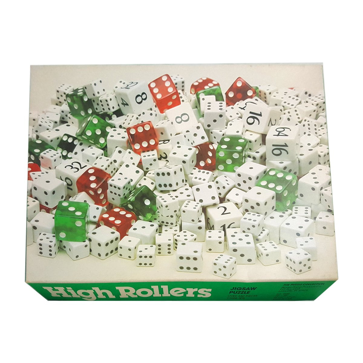 High Rollers Gambling Dice 550 Piece Jigsaw Puzzle No. 9449